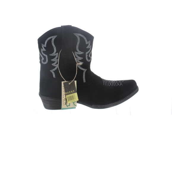 Roper Womens Dusty Black Cowboy Western Boots Size 7.5 Medium (B M) (3587231) - Picture 1 of 13